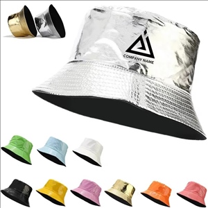 Colorful PU Reflective Material Bucket Hats